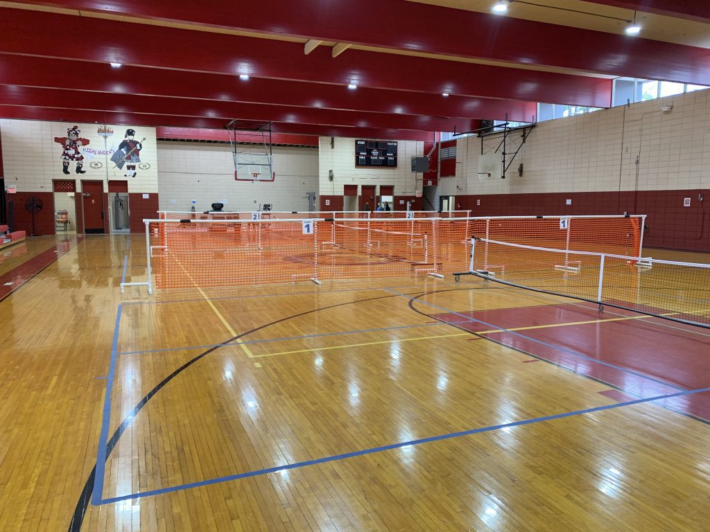 Gym showing new lights